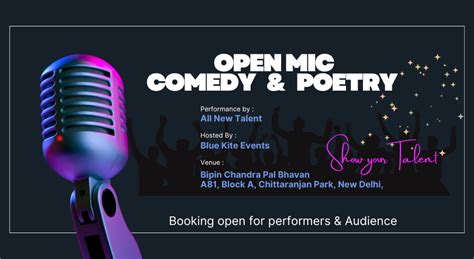 Music, Comedy & Sports events .